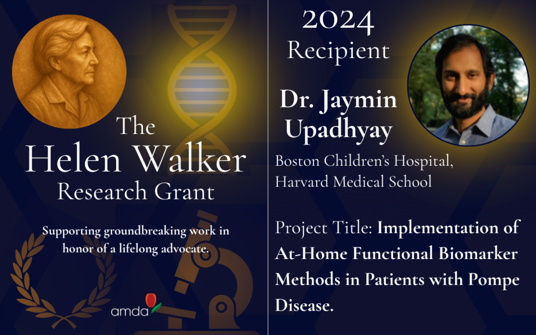 2024 Helen Walker Research Grant Recipient: Dr. Jaymin Upadhyay, Boston Children’s Hospital, Harvard Medical School