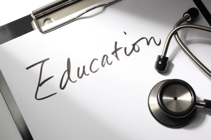 Continuing Medical Education CME Stock Image
